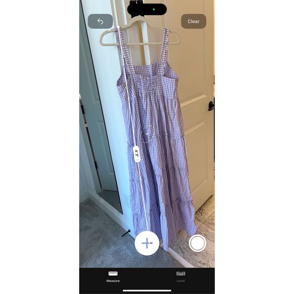 NWOT Vero Alfie gingham dress , $298 Us 8/10 B33 - Picture 6 of 8